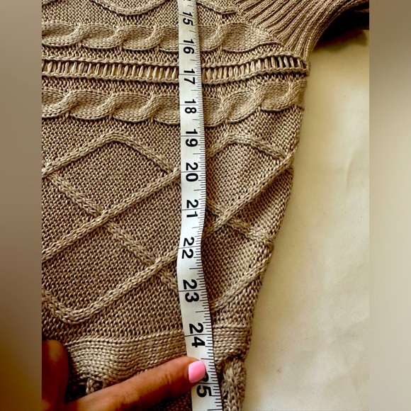 Brand: Zaful, size S, sweater dress, beige, with pockets - Picture 11 of 13